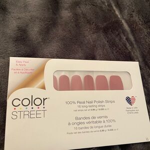 Color Street Nail Polish Strips Manchester Mauve NEW & SEALED